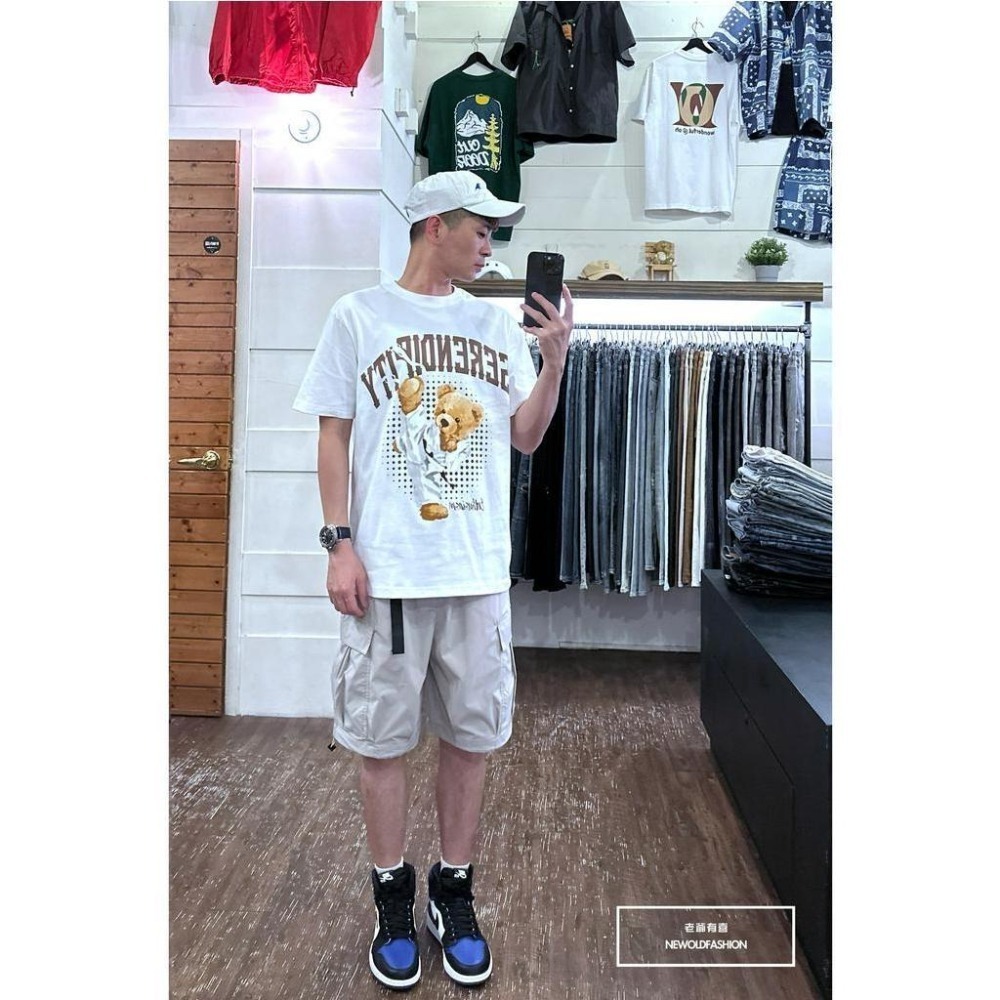 『新品上市』重磅跆拳道小熊短T(NOF23052664)-白-細節圖2