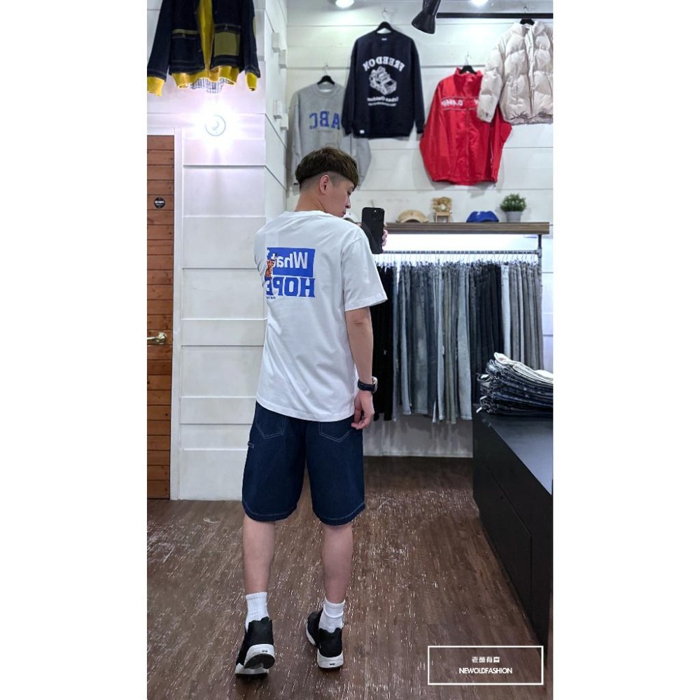 『新品上市』重磅HOPE貓咪短T(NOF23022525)-白-細節圖3
