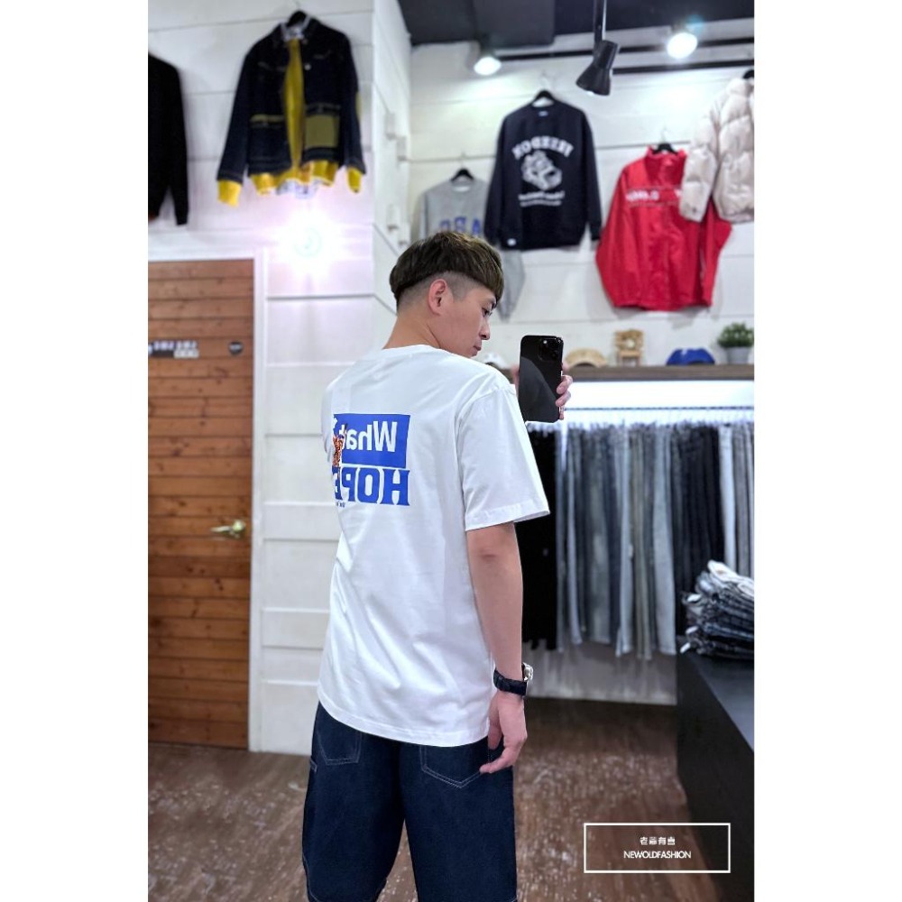 『新品上市』重磅HOPE貓咪短T(NOF23022525)-白-細節圖5