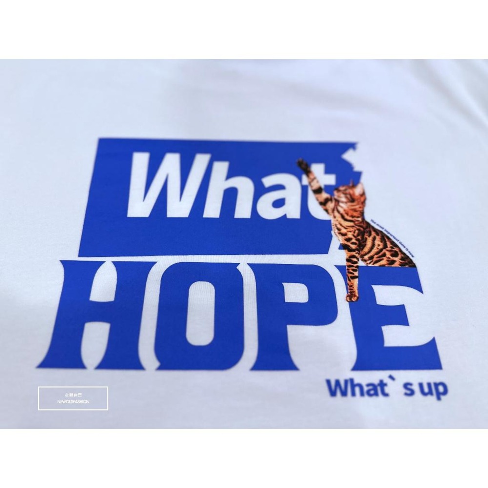 『新品上市』重磅HOPE貓咪短T(NOF23022525)-白-細節圖7