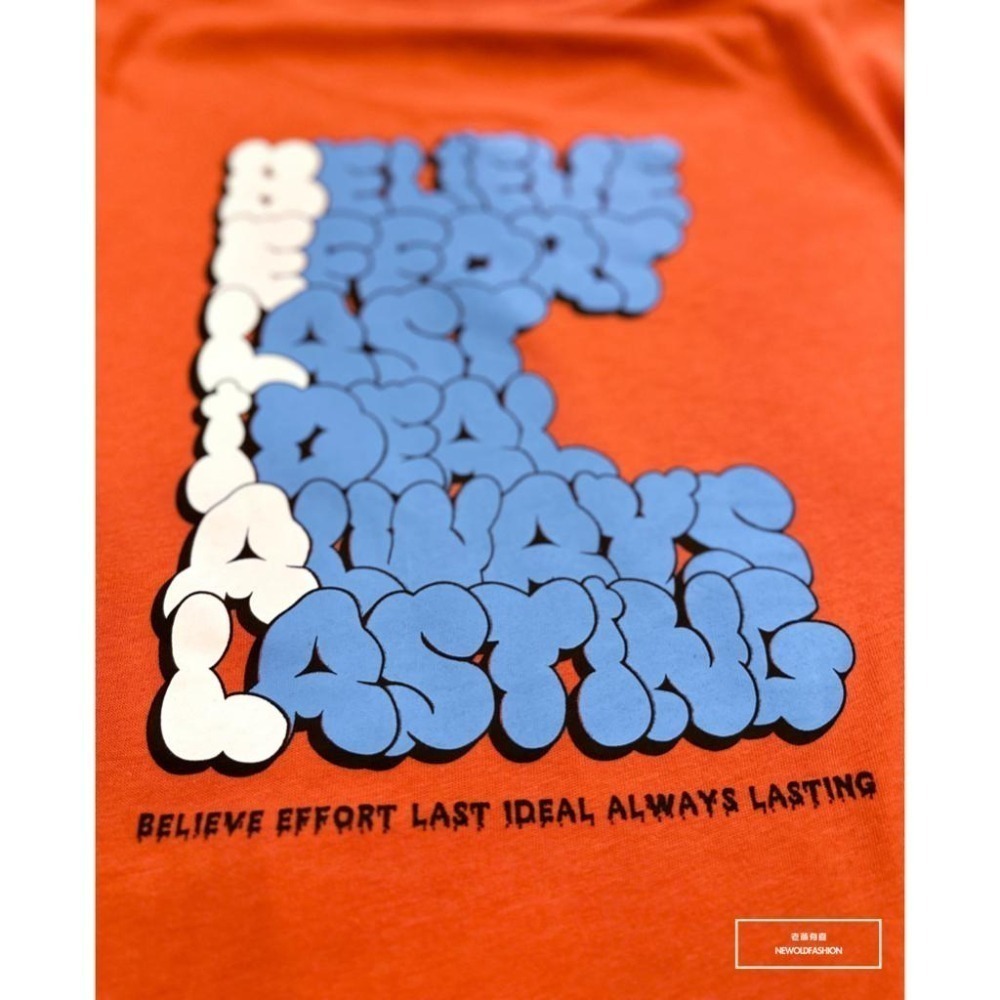 『新品上市』重磅泡泡Be短T(NOF230388009)-橘-細節圖2