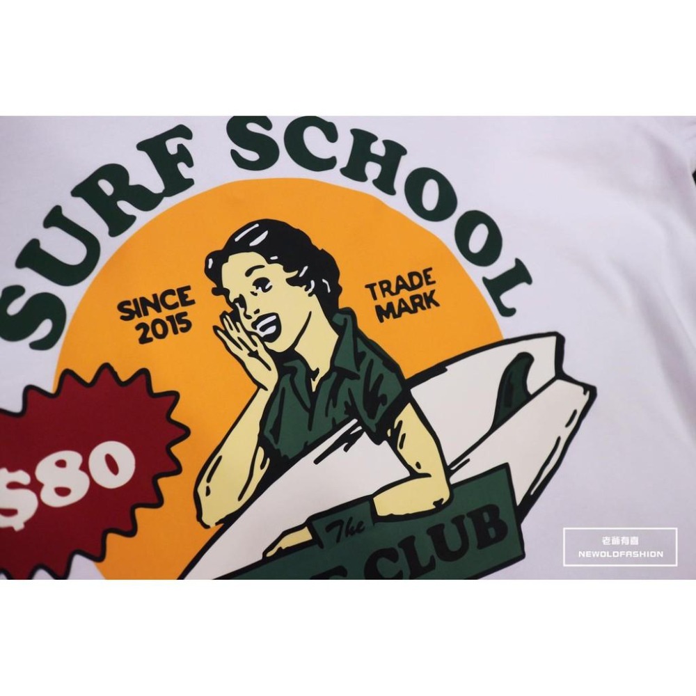 『老爺有喜』重磅SURF CLUB衝浪俱樂部短T -白-細節圖4