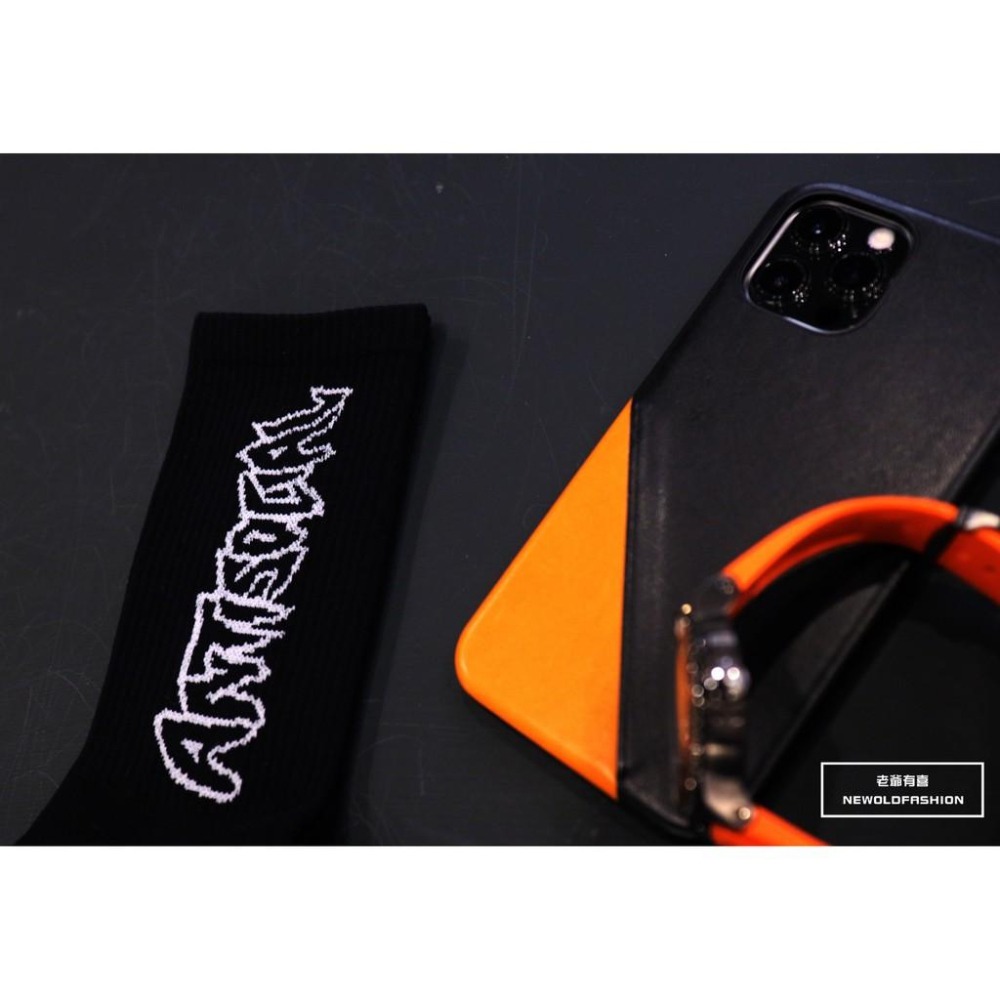 『老爺有喜』重磅Antisocial高筒襪(原價189)-黑-細節圖4