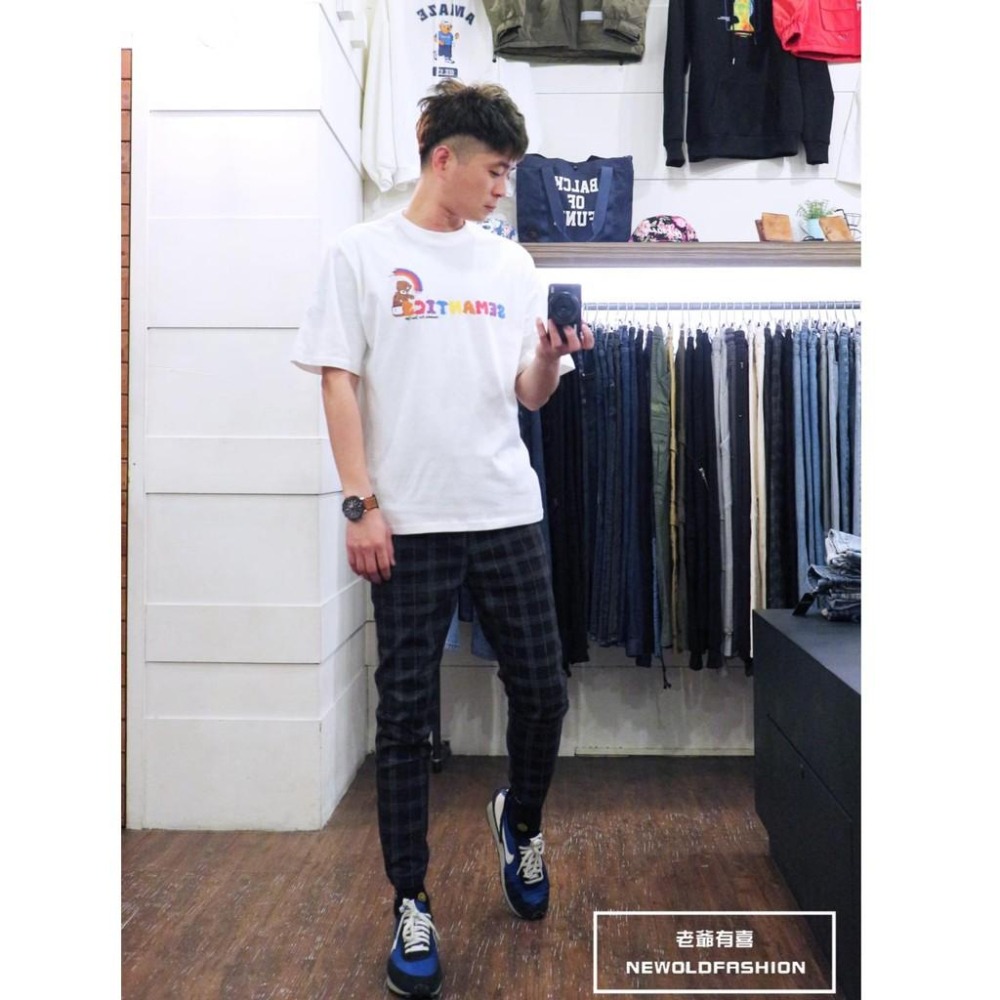 『老爺有喜』重磅彩色塗鴉熊短T -白-細節圖3