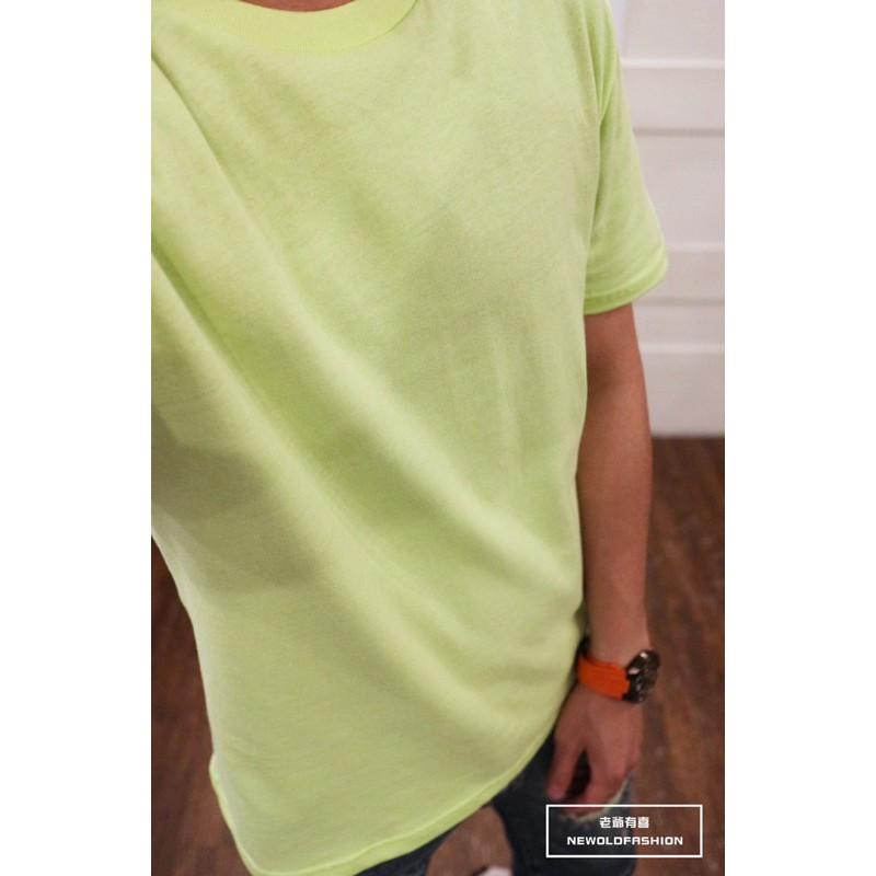 『老爺有喜』重磅UPF50+超高防護係數素色短Ｔ恤-螢光綠-細節圖6