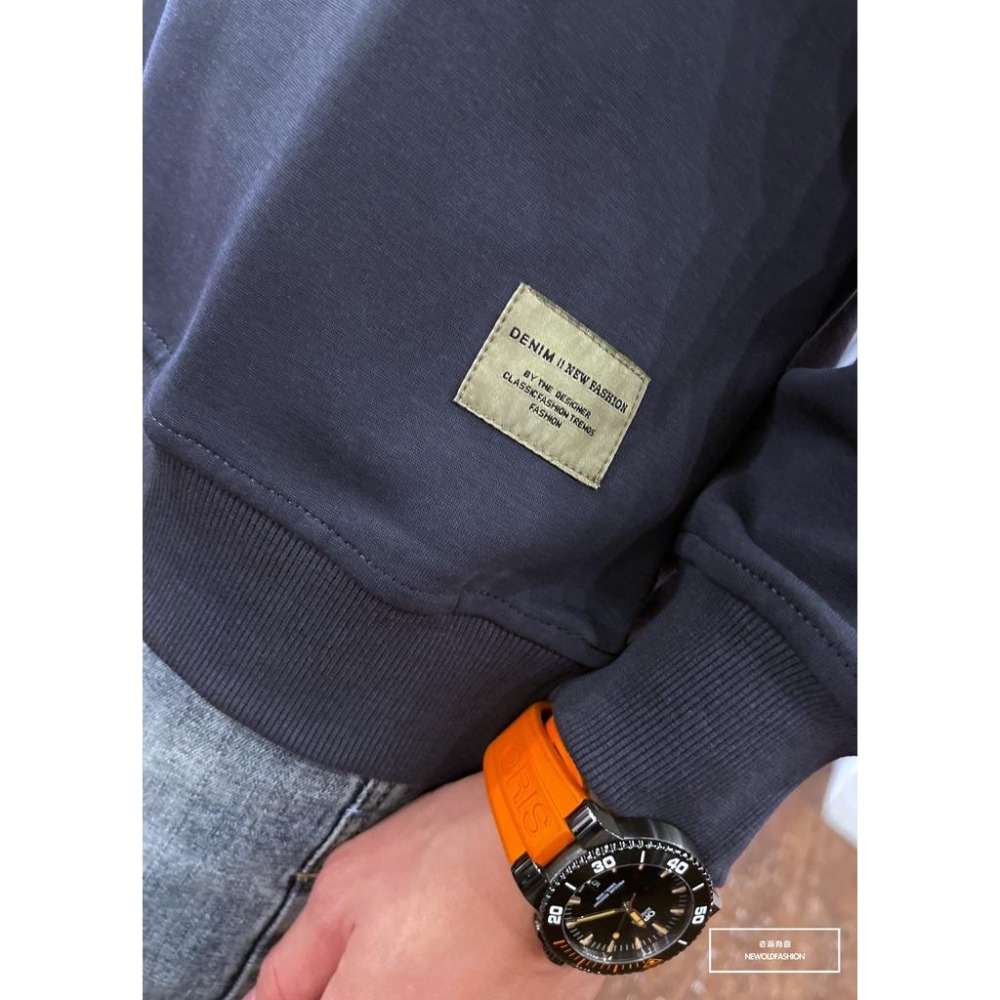 『老爺有喜』重磅orioles刺繡大學T-灰(NOF2209B5518)-細節圖4