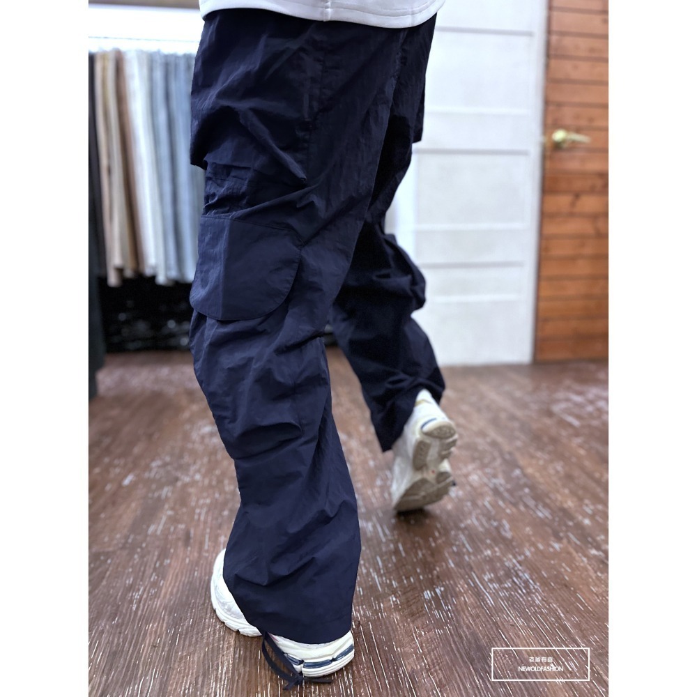 『新品上市』重磅多口袋傘兵工裝長褲-深藍(NOF230913286)-細節圖6
