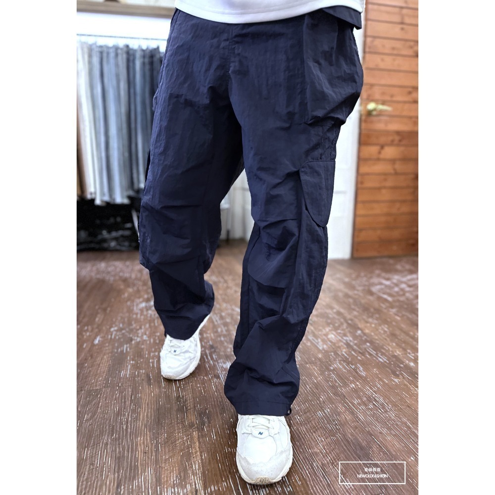 『新品上市』重磅多口袋傘兵工裝長褲-深藍(NOF230913286)-細節圖8