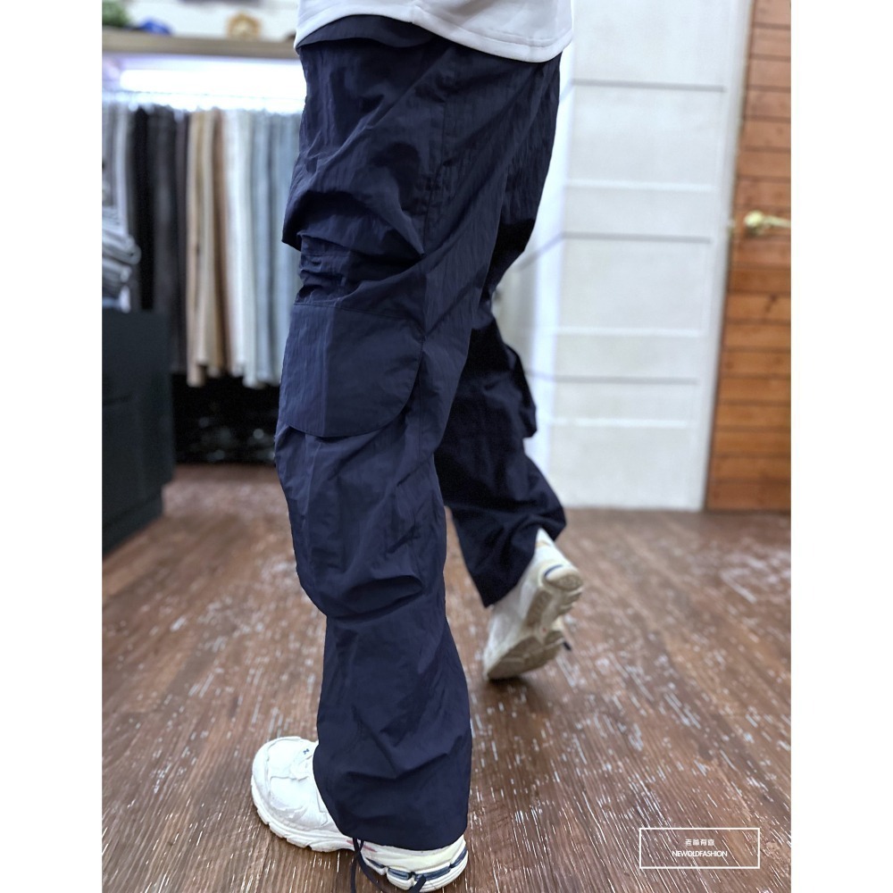 『新品上市』重磅多口袋傘兵工裝長褲-深藍(NOF230913286)-細節圖9