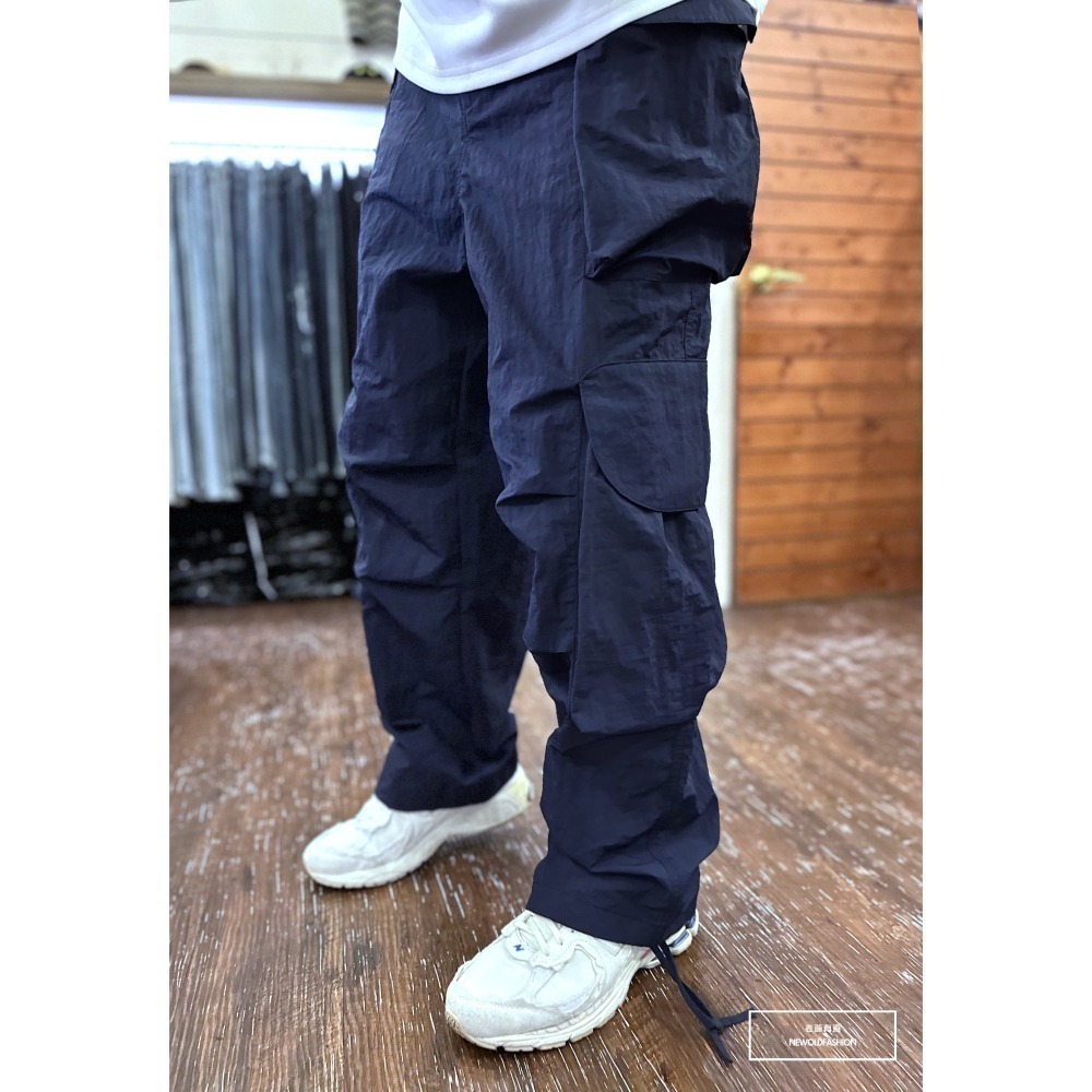 『新品上市』重磅多口袋傘兵工裝長褲-深藍(NOF230913286)-細節圖10