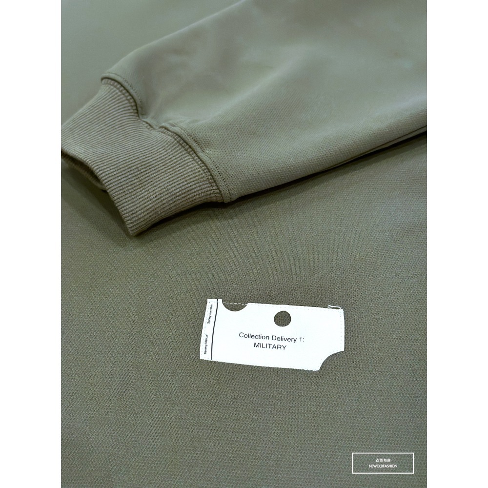 『新品上市』重磅RAM刺繡白標大學T-綠(NOF2309B5534)-細節圖11