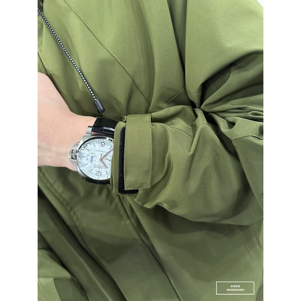 『新品上市』重磅三角環魔鬼氈大機能外套-綠(NOF23095235)-細節圖7