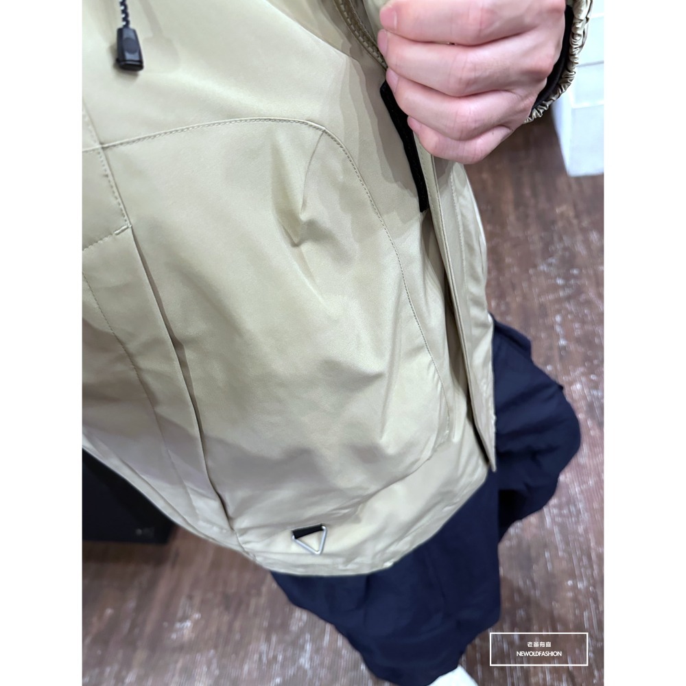 『新品上市』重磅三角環魔鬼氈大機能外套-卡其(NOF23095235)-細節圖5
