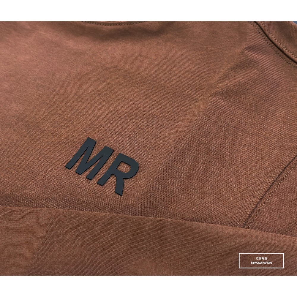 『新品上市』重磅MR英字大學T-咖啡(NOF2309B2233)-細節圖4