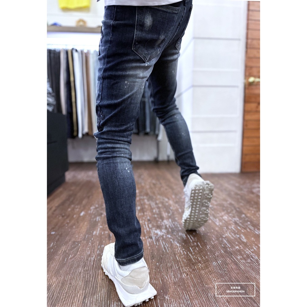 『新品上市』重磅十字多格印補丁小直筒(NOF23105102)-細節圖4