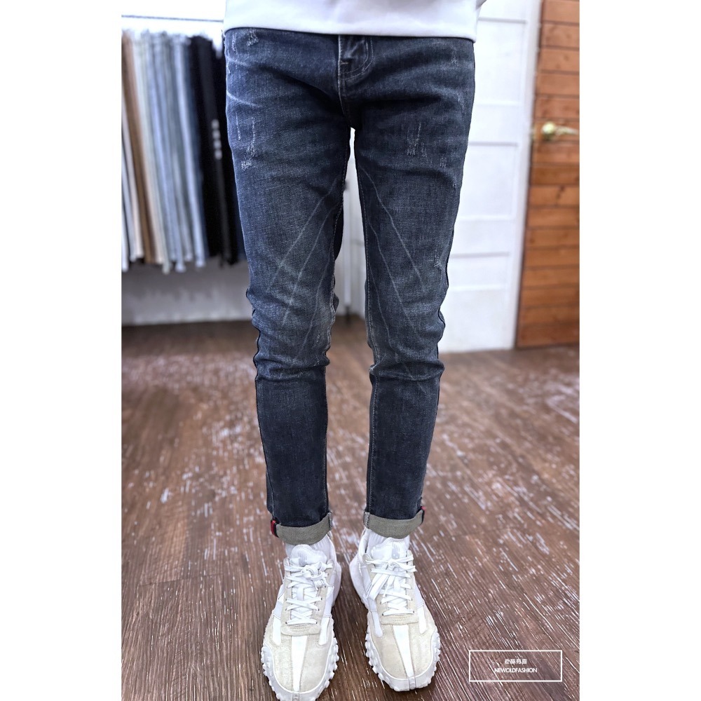 『新品上市』重磅放射刷痕小直筒(NOF23105036)-細節圖2