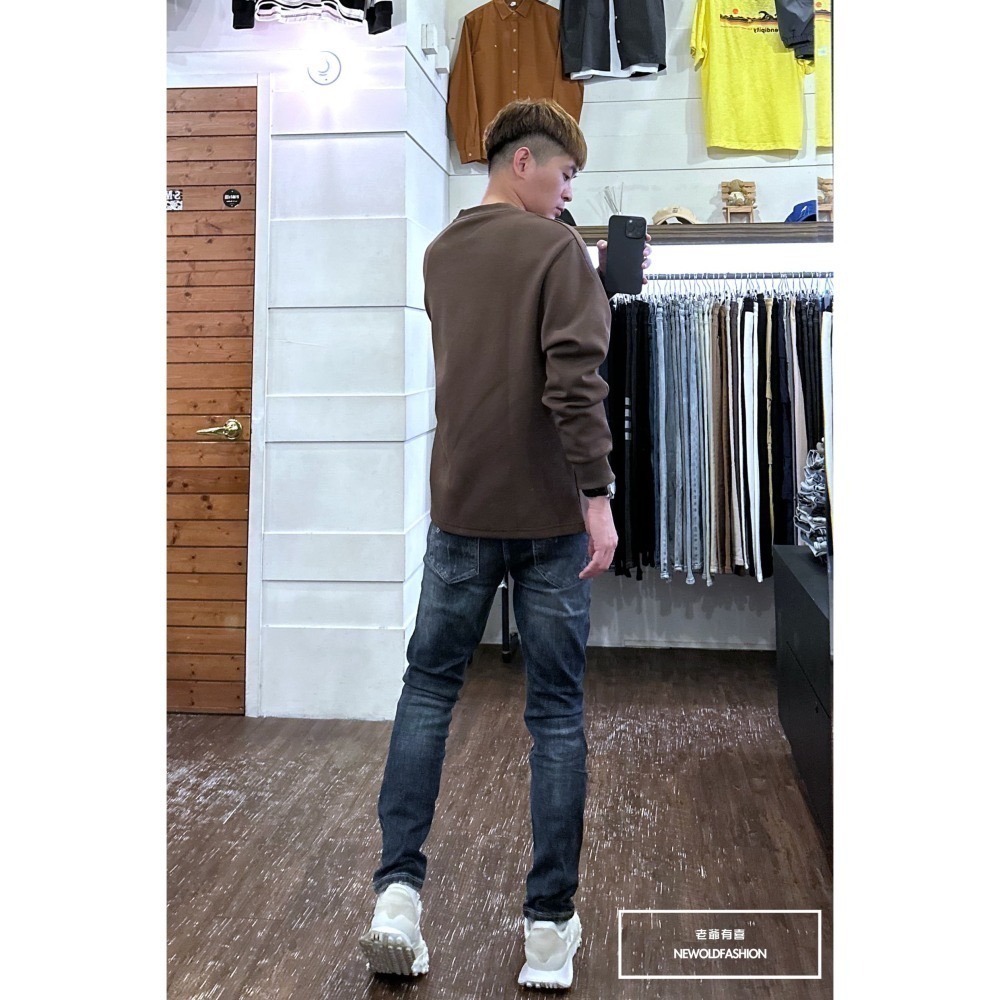 『新品上市』重磅多重破壞潑漆小直筒(NOF23105116)-細節圖5