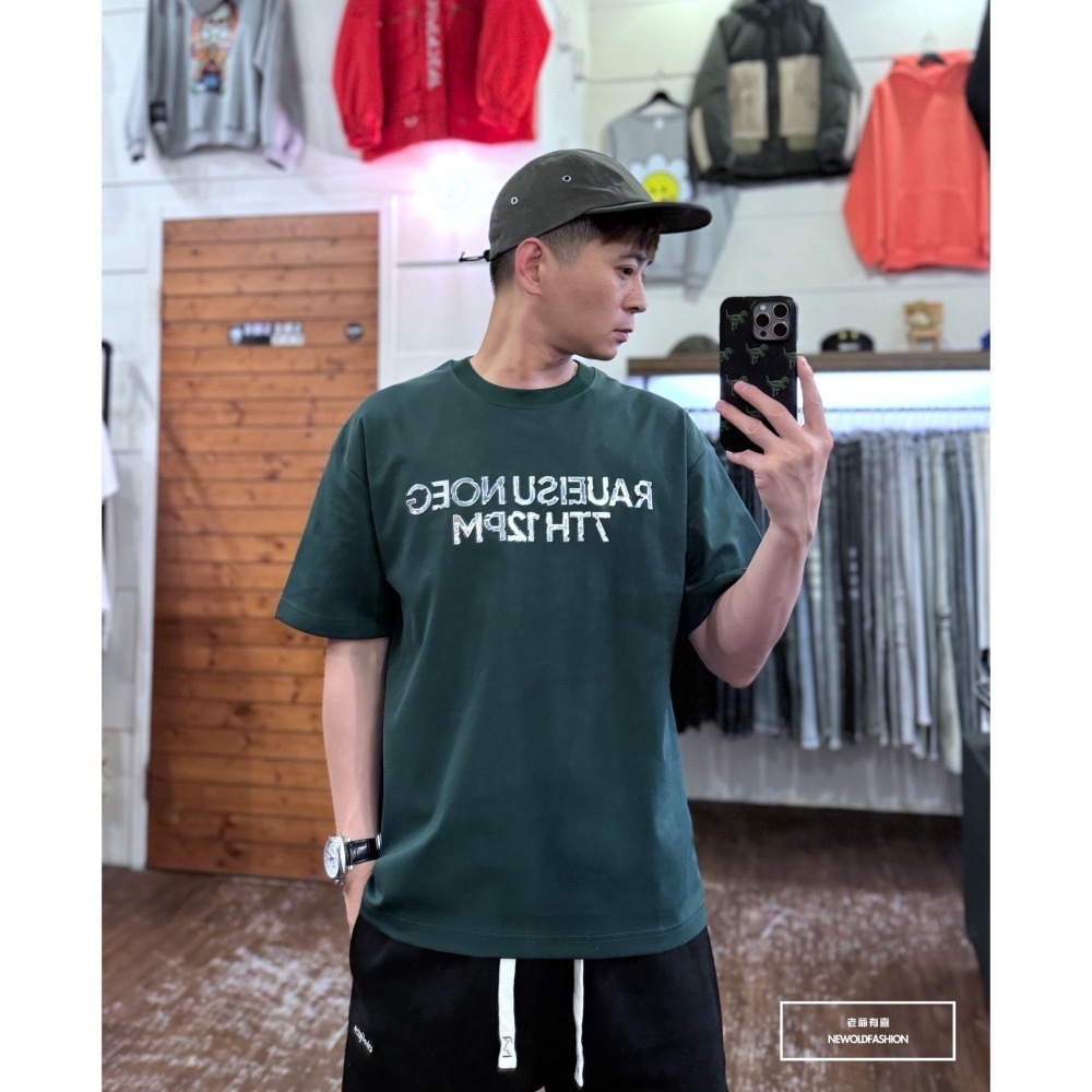 『新品上市』重磅R反光銀字短T(NOF2404N8019)-綠-細節圖4