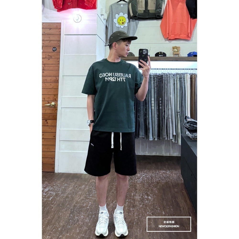 『新品上市』重磅R反光銀字短T(NOF2404N8019)-綠-細節圖6