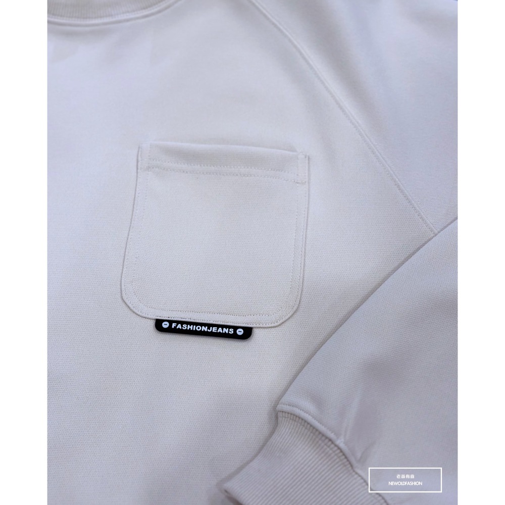 『新品上市』重磅BBS造型口袋針織大學T-米(NOF2310C65009)-細節圖6