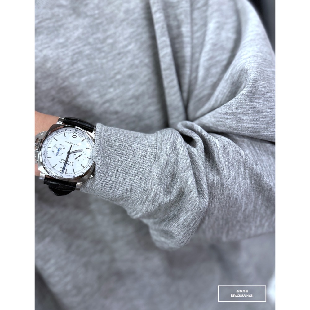 『新品上市』重磅RAM刺繡白標大學T-灰(NOF2309B5534)-細節圖6