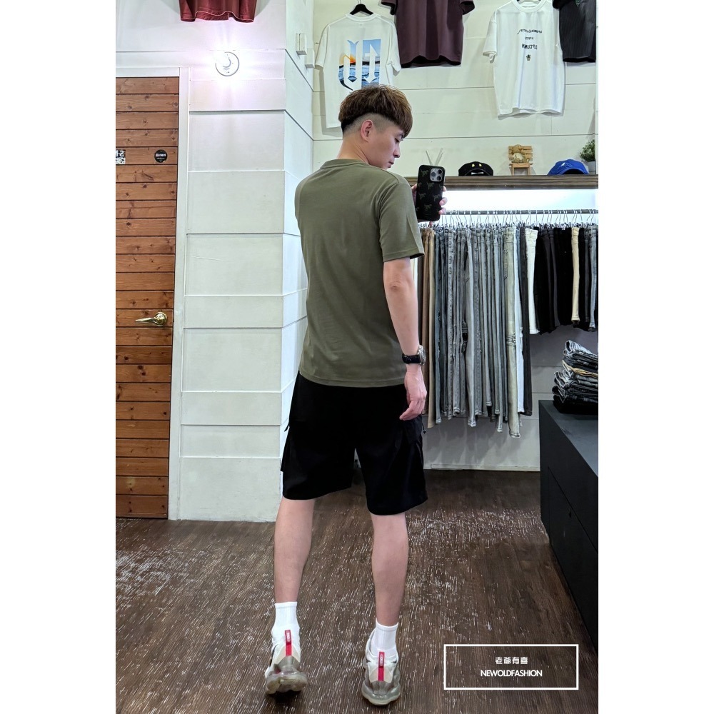 『新品上市』重磅原色胸口袋短T(NOF240488025)-綠-細節圖6