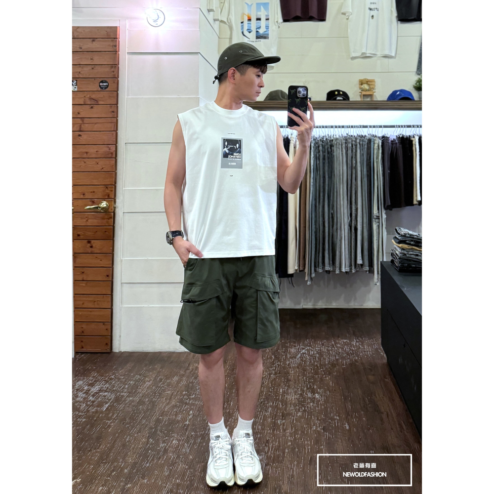 『新品上市』重磅Moseln太空人棉質背心(NOF2405S8002)-白-細節圖6