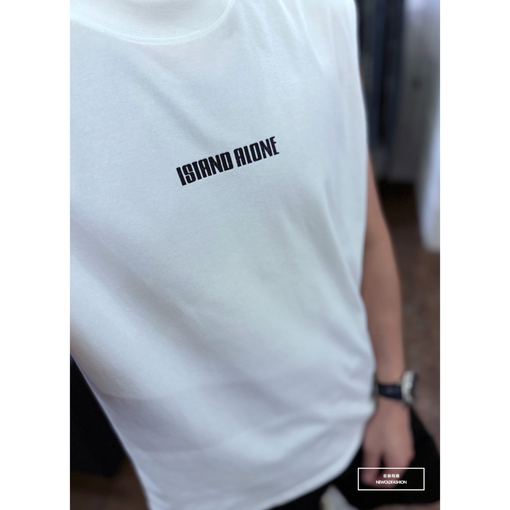 『新品上市』重磅Island爆裂紋棉質背心(NOF2405S8011)-白-細節圖3