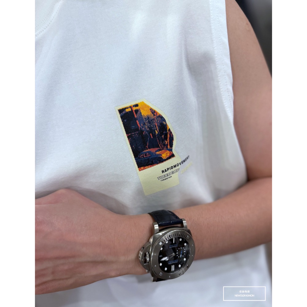 『新品上市』重磅汽車便利貼棉質背心(NOF2405S8009)-白-細節圖3