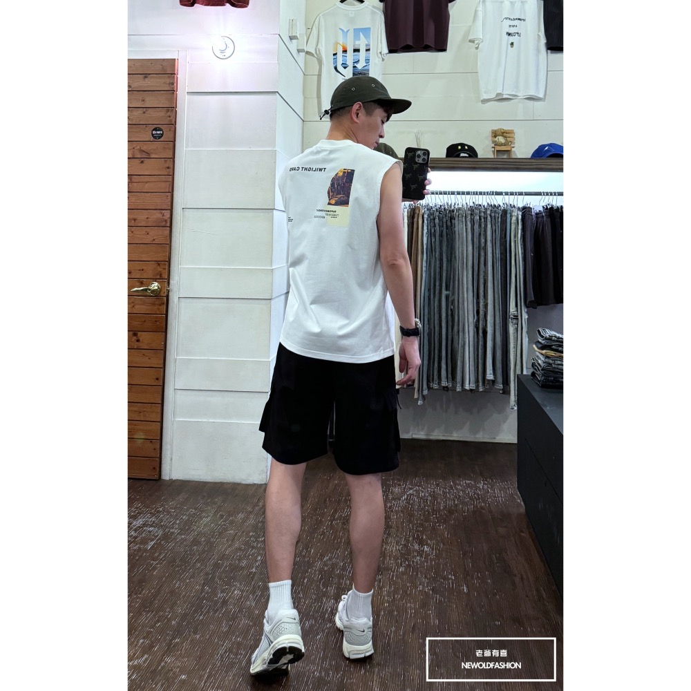 『新品上市』重磅汽車便利貼棉質背心(NOF2405S8009)-白-細節圖4