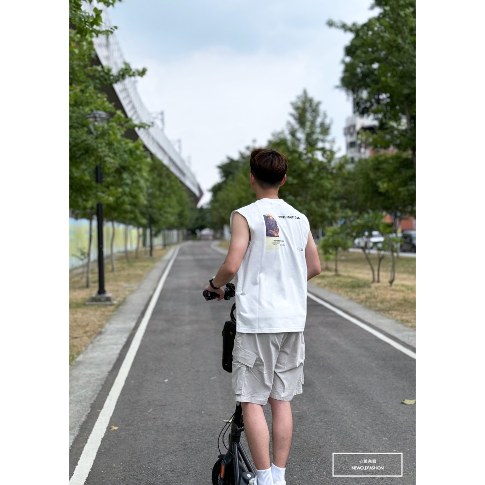 『新品上市』重磅汽車便利貼棉質背心(NOF2405S8009)-白-細節圖8