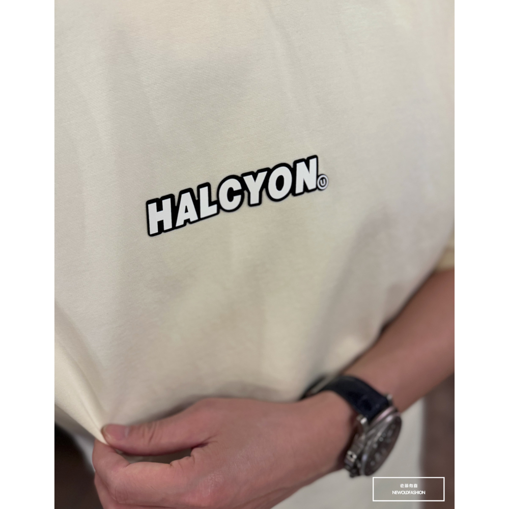 『新品上市』重磅Halcyon框線短T(NOF2405S6005)-米-細節圖4