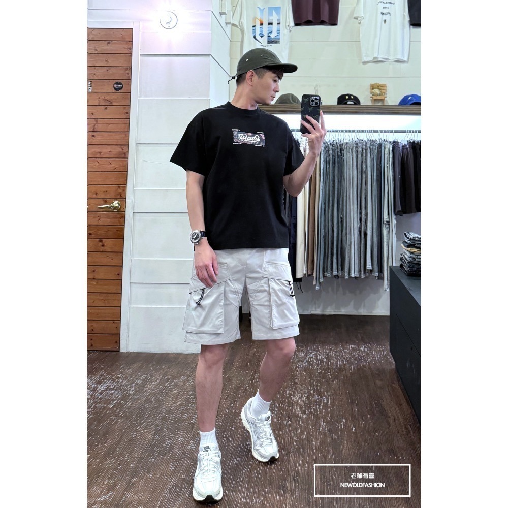 『新品上市』重磅luality萬花筒短T(NOF2405S5008)-黑-細節圖4