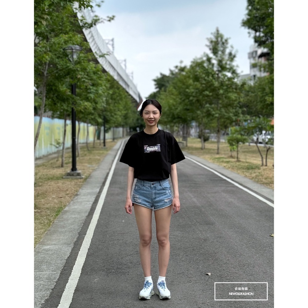 『新品上市』重磅luality萬花筒短T(NOF2405S5008)-黑-細節圖6