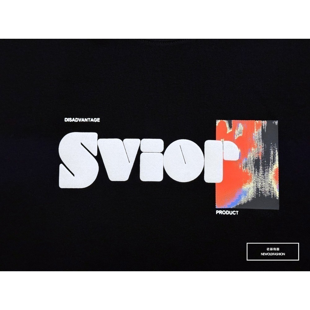 『新品上市』重磅SVIOR油畫短T(NOF2405S6013)-黑-細節圖2