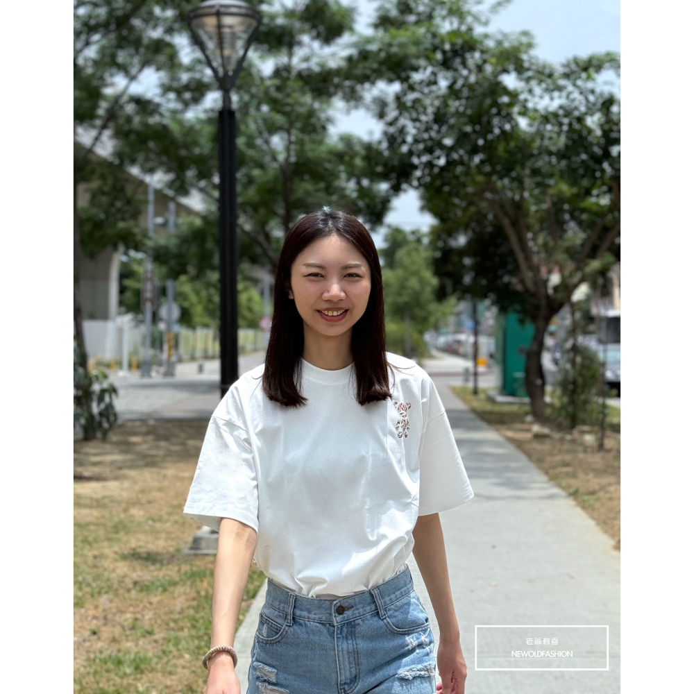 『新品上市』重磅RS變形蟲小熊短T(NOF2405S5011)-白-細節圖5