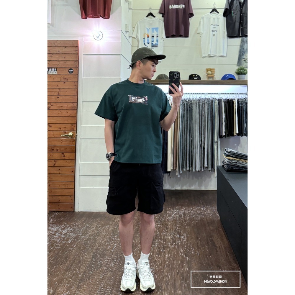 『新品上市』重磅luality萬花筒短T(NOF2405S5008)-綠-細節圖3