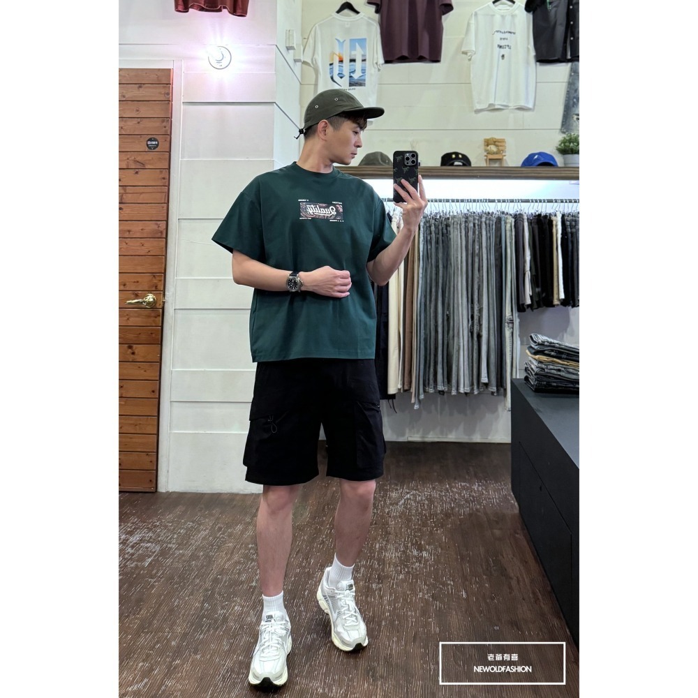 『新品上市』重磅luality萬花筒短T(NOF2405S5008)-綠-細節圖5