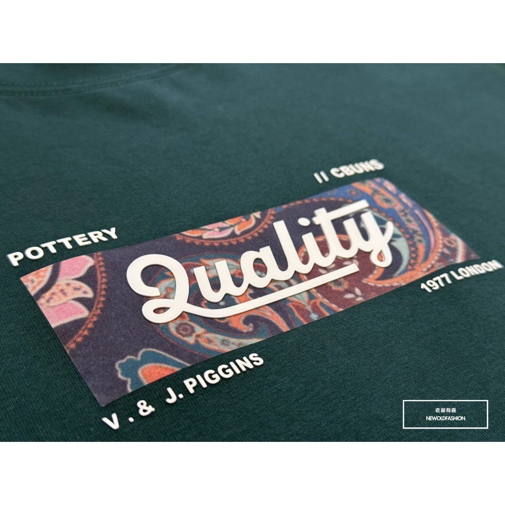 『新品上市』重磅luality萬花筒短T(NOF2405S5008)-綠-細節圖6