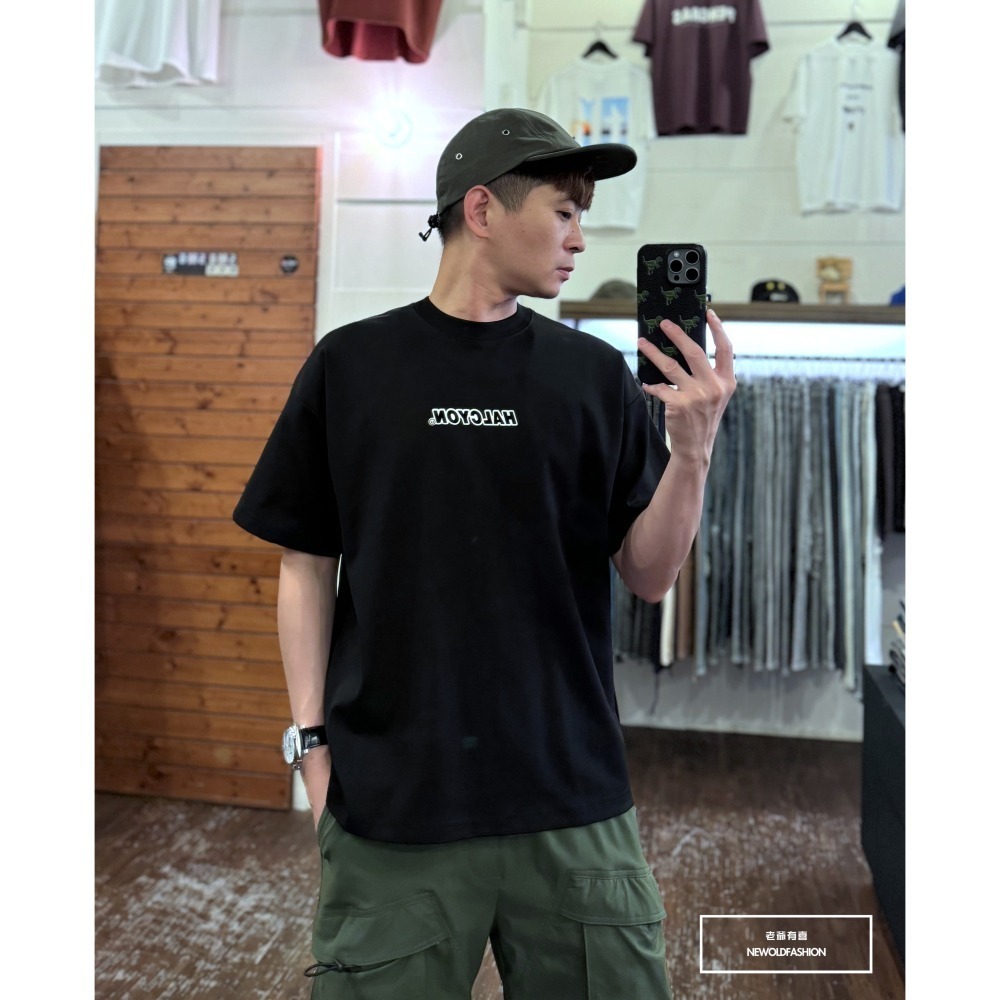 『新品上市』重磅Halcyon框線短T(NOF2405S6005)-黑-細節圖4