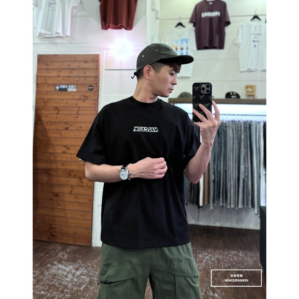 『新品上市』重磅Halcyon框線短T(NOF2405S6005)-黑-細節圖7