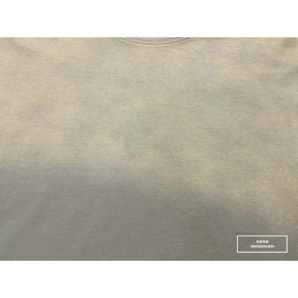 『新品上市』重磅雙色暈染水洗短T(NOF2405S001)-卡其-細節圖5