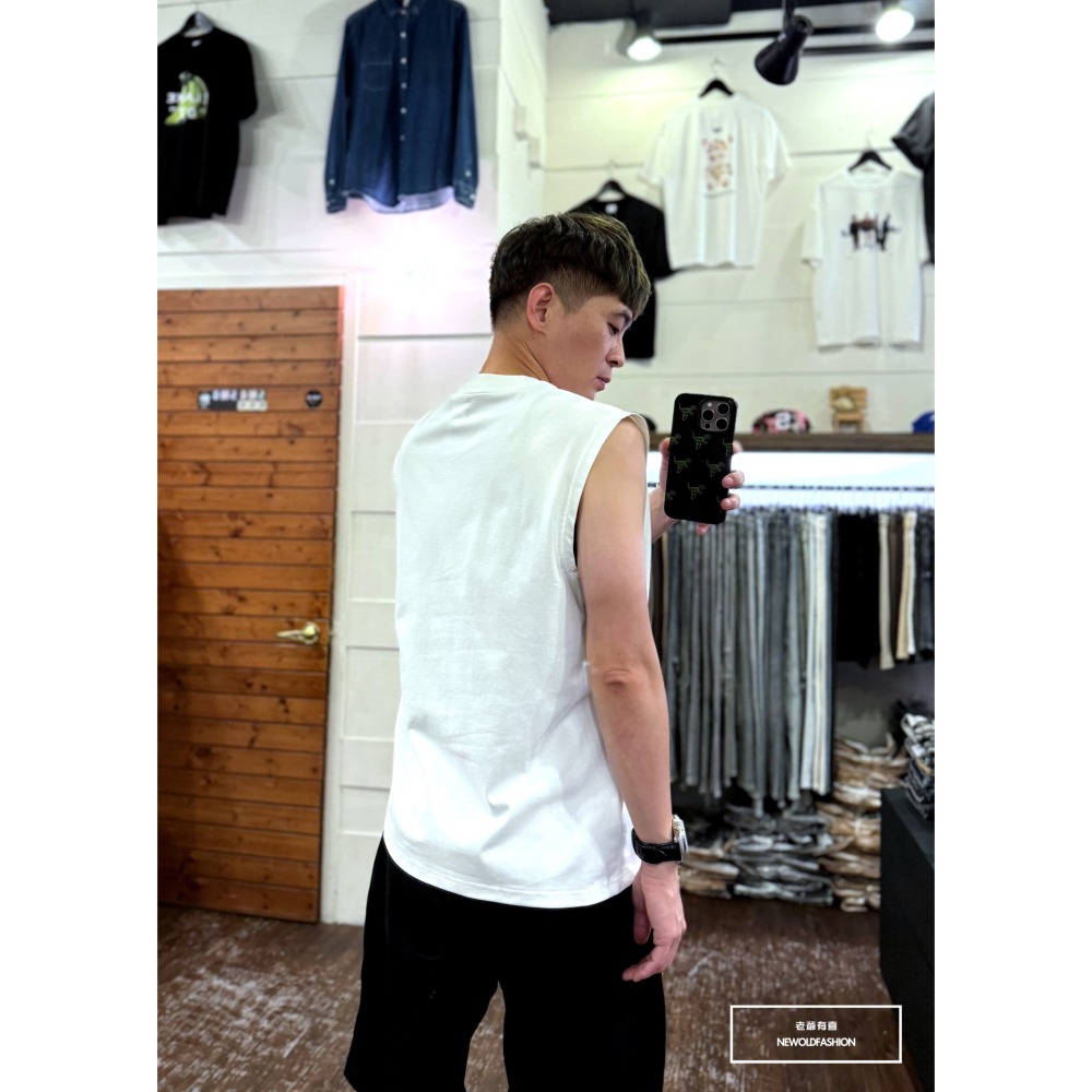 『新品上市』重磅原色素面棉質背心(NOF2405S8001)-白-細節圖7