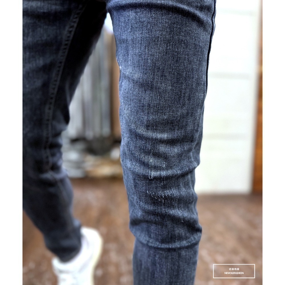 『新品上市』重磅刷痕貓抓素面小直筒(NOF24063626)-細節圖3