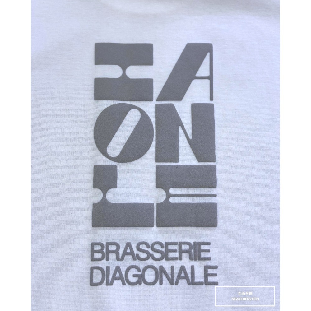 『新品上市』重磅ON字母短T(NOF2405S6001)-白-細節圖2