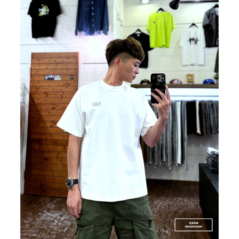 『新品上市』重磅ON字母短T(NOF2405S6001)-白-細節圖4