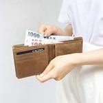 『新品上市』老爺有喜 真皮製作經典版三折男用短夾(072698lt)-細節圖3