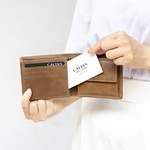 『新品上市』老爺有喜 真皮製作經典版三折男用短夾(072698lt)-細節圖4