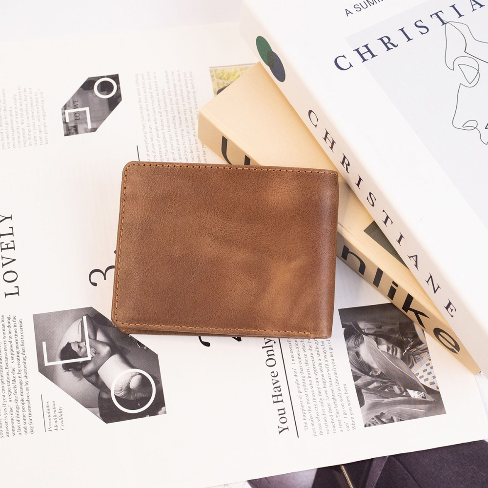 『新品上市』老爺有喜 真皮三頁式零錢包短夾(075125lt)-細節圖3