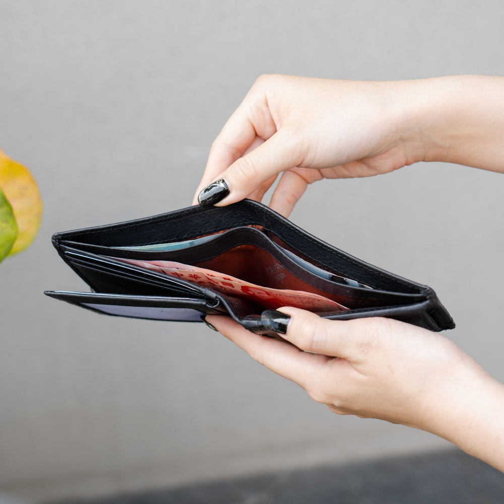 『新品上市』老爺有喜 真皮三頁式零錢包短夾(075137bk)-細節圖6